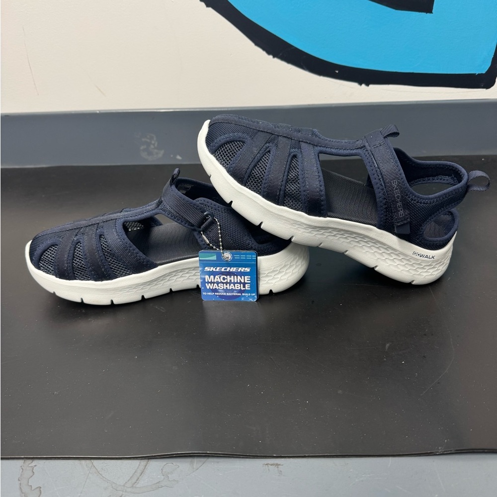 Skechers Navy Blue Women's Sandals - Picture 2 of 4